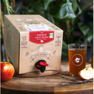 Jus de pomme vanille bourbon bio