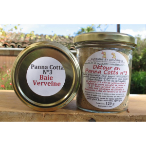 Detour en panna cotta n°3'verveine'