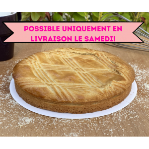 Gâteau basque crème  6 parts