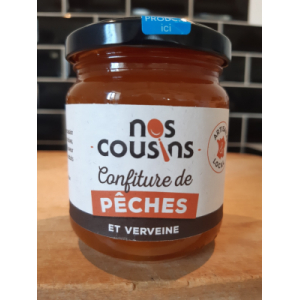 Confiture de pêche-verveine