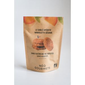 Sablés mimolette sesame