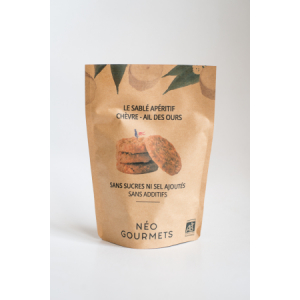 Sablés chèvre ail des ours