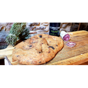 Fougasse olives noires