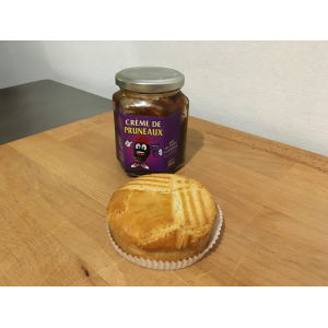 Gâteau basque pruneaux individuel