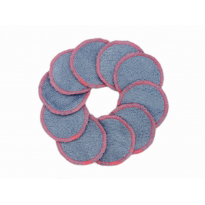 Lingettes rondes bambou violettes