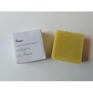 Savon romarin en fleur