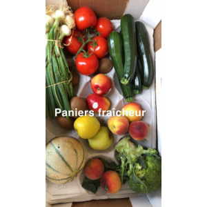 Panier de légumes et fruits