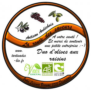 Duo d'olives aux raisins