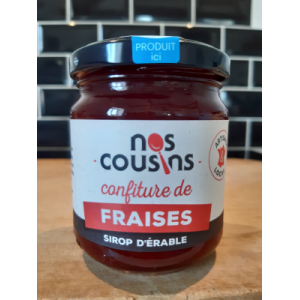 Confiture de fraises-sirop érable