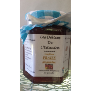 Confiture fraise gingembre