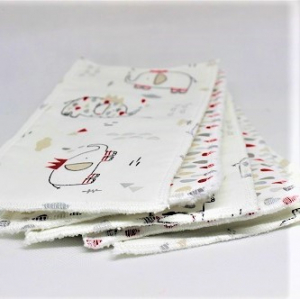 Lingettes lavables éléphant