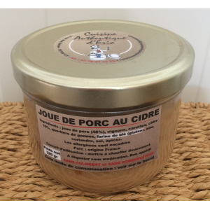 Joue de porc au cidre (1 personne)