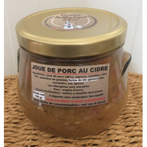 Joue de porc au cidre (2 personnes)
