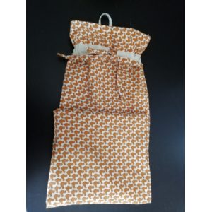 Sac à pain doublé écureuils