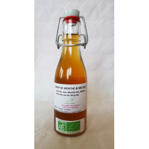 Sirop menthe/mélisse citron bio