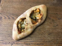 Fougasse poulet basquaise