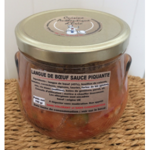 Langue de boeuf sauce piquante (2p)