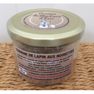 Terrine de lapin aux noisettes
