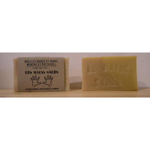 Savon argiles, menthe et patchouli