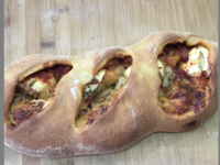 Fougasse poulet indien