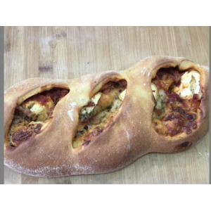 Fougasse poulet indien