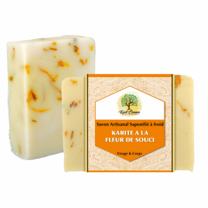Savon karité à la fleur de souci