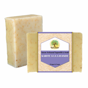 Savon karité à la fleur de lavande