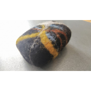 Savon enrobé de laine feutrée