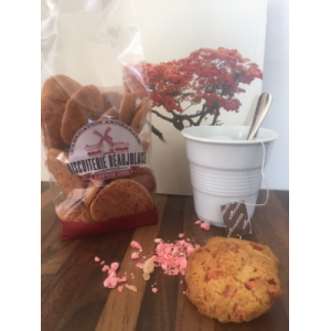 Cookies praline rose et noix