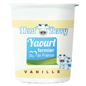 Yaourt montberry vanille