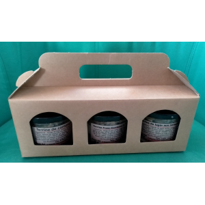 Lot de 3 terrines