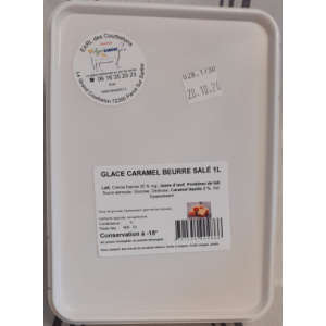 Glace au chocolat noir