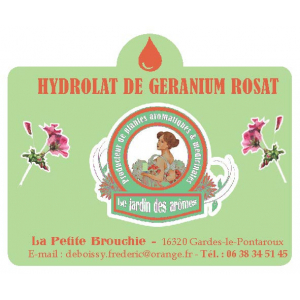 Hydrolat de géranium rosat avec spray