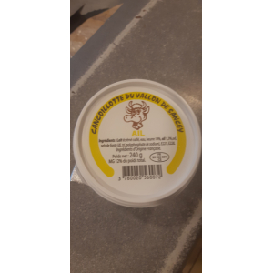 Cancoillotte à l'ail