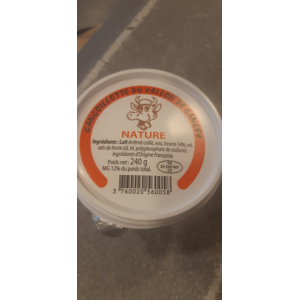 Cancoillotte nature à l'ancienne