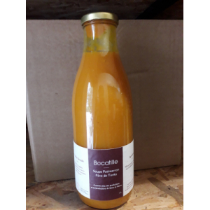 Soupe potimarron - fêve de tonka