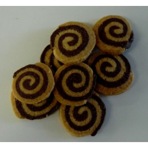 Biscuits roules cacao - sachet 100g