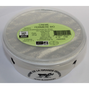 Créme fraiche pasteurisé bio