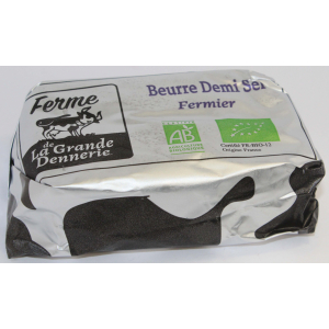 Beurre demi-sel fermier bio