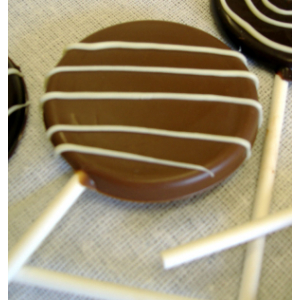 Sucette chocolat au lait