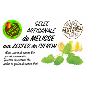 Gelée mélisse au zestes de citron