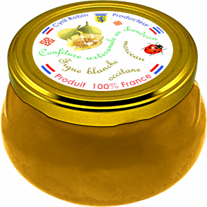 Confiture 65% figue blanche morceaux