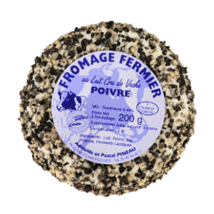 Fromage frais au poivre
