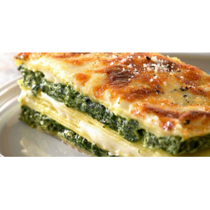 Lasagnes au saumon-épinards