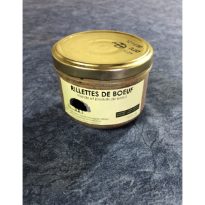Rillettes fumées de bœuf
