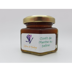 Confit de menthe au safran 105gr