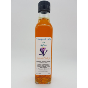 Vinaigre de cidre au safran