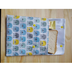 Sac à gouter chouettes