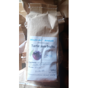 Préparation tarte aux fruits