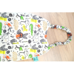 Bavoir maternelle 'croco & cie'